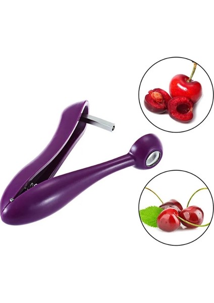 Mor Yeni Ev Mutfak Kiraz Çekirdeği Temizleme Alıç Çukuru Temizleme Aracı Mutfak Gadget Kiraz Pitter Temizleme (Yurt Dışından) fiyatları