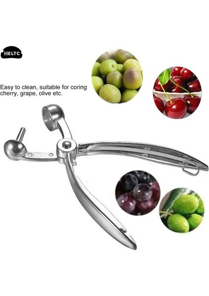 Tip 2 1 Adet Kiraz Meyve Mutfak Pitter Sökücü Zeytin Tarağı Çukur Kaldırmak Aracı Tohum Gadge Meyve ve Sebze Mutfak Gereçleri Fındıkkıran (Yurt Dışından)