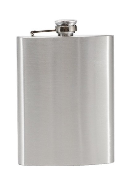 Tek Gümüş 8 Oz / 220 ml Taşınabilir Flagon Cep Şişesi Seti ile Bardak Viski Votka Şarap Pot Alkol Açık Hediye Kutusu Içme Şişe Araçları (Yurt Dışından)