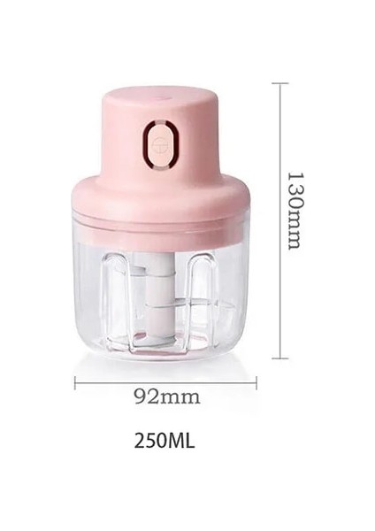 250 ml Elektrikli Sarımsak Presi Mini Kıyma Makinesi Mutfak Uygun Sebze Mutfak Aletleri Kıyıcı Mikser Mutfak Robotu Mutfak Gereçleri (Yurt Dışından)