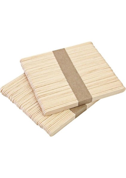 Ahşap 114X10X2MM 50 Adet Ahşap Dondurma Çubukları Kek Araçları Dıy Çocuklar Işi Sanat El Sanatları Oyuncaklar Buz Kalıbı Pop Çubukları Epoksi Karıştırma Çubuğu Yapma Araçları (Yurt Dışından)