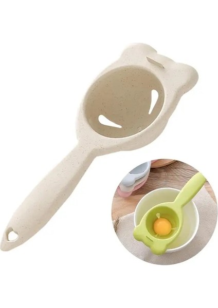 Bej 4 Renk Plastik Yumurta Ayırıcı Beyaz Sarısı Eleme Ev Mutfak Şef Yemek Pişirme Gadget Ev Mutfak Yumurta Araçları (Yurt Dışından)