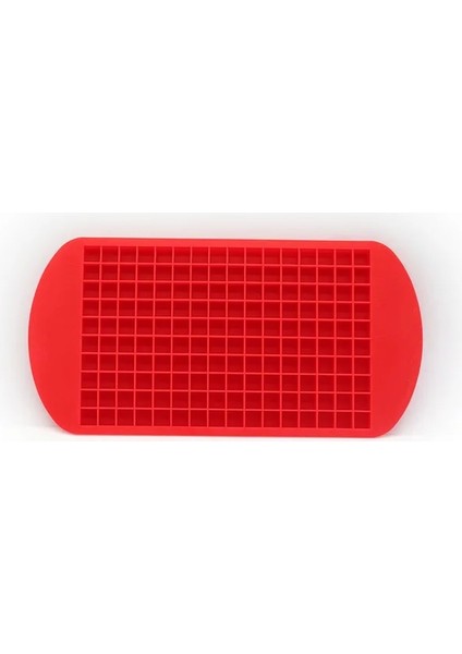 Kırmızı 160 Izgara Buz Küpü Silikon Kalıp Silikon Buz Küpü Makinesi Katlanabilir Buz Küpü Tepsi Mini Kare Buz Yapım Makinesi Kalıp Popsicle Kalıp (Yurt Dışından)