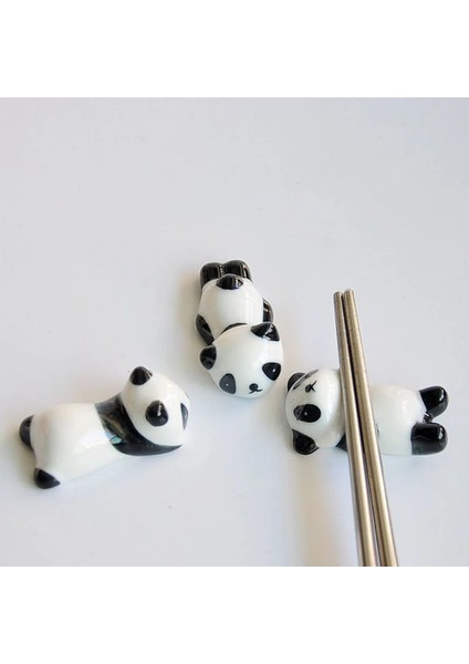 Stil 1 Sevimli Karikatür Panda Seramik Çubuklarını Tutucu Standı Pratik Moda Mutfak Sofra Çin Japon Gıda Suşi Kore Aperatifler (Yurt Dışından) fırsatları