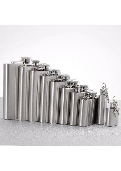 4 Oz 1-10OZ Paslanmaz Çelik Şişe Kare Paslanmaz Çelik Şarap Şişesi Taşınabilir Mini Şarap Şişesi Cep Şişesi (Yurt Dışından) fiyatları