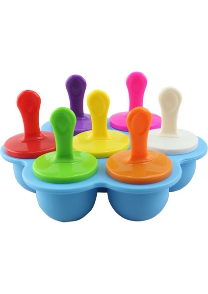 Mavi Gösterisi Olarak Dondurma Buz Pops Kalıp Taşınabilir Gıda Sınıfı Popsicle Kalıp Topu Makinesi Bebek Dıy Gıda Takviyesi Araçları Meyve Sarsıntı Aksesuarları (Yurt Dışından)