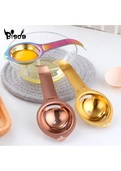 Gökkuşağı No.3-1 Adet 1 Adet Yumurta Ayırıcı Paslanmaz Çelik Yumurta Sarısı Beyaz Ayırıcı Gıda Sınıfı Yumurta Bölücü Yumurta Beyaz Sarısı Filtre Mutfak Aletleri (Yurt Dışından) fırsatları