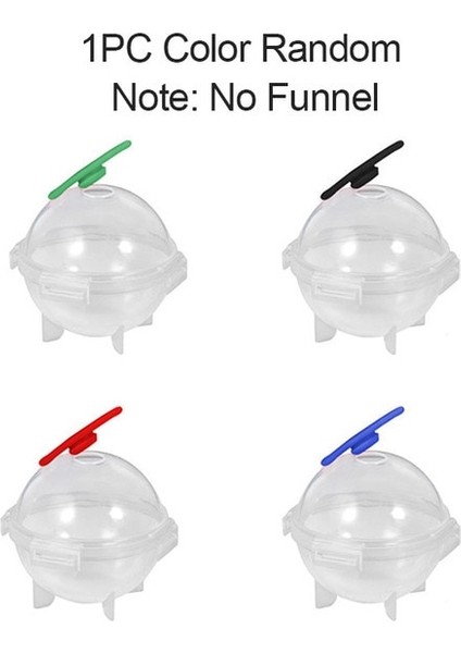 Rastgele Renk 4 Kavite Viski Icecube Yapımcısı Kalıp Küre Kalıp Mutfak Aracı Silikon Dondurma Araçları Buz Izgara Yuvarlak Ev Yapımı Buz Topu Buz Kalıbı (Yurt Dışından)