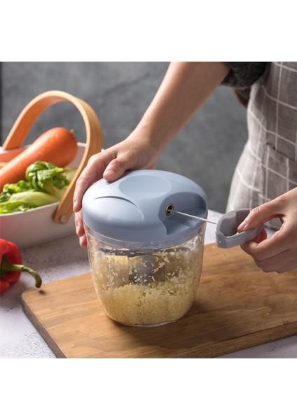 Pembe 500ML B Çok Fonksiyonlu Sarımsak Kıyıcı Sarımsak Ezici Basın Karıştırıcı Kıyıcı Kıyma Makinesi Kesici Sarımsak El Kırıcı Mutfak Gadget Araçları (Yurt Dışından)