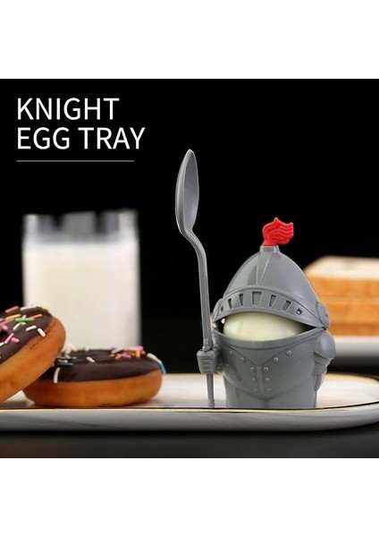 2'li Yumuşak Veya Sert Haşlanmış Yumurta Bardaklığı Seti, Kaşık Dahil - Şövalye Tasarımı - Mutfak Gereçleri Dekoru (Yurt Dışından) modelleri