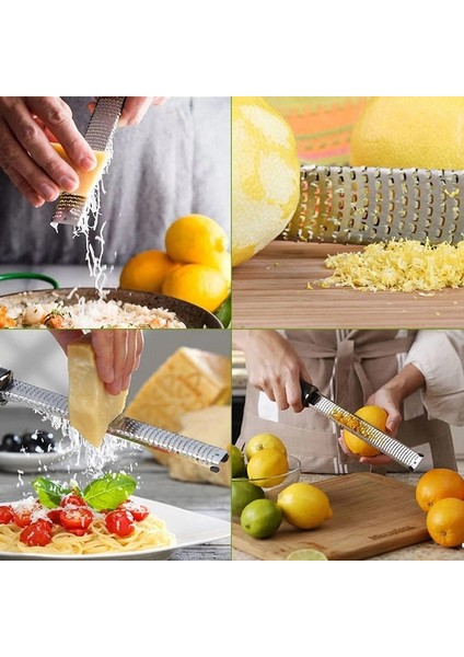 Siyah Paslanmaz Çelik Peynir Dilimleme Çikolata Doğrayıcı Mozzarella Peyniri Rende Limon Rende Parçalayıcı Silecek Pişirme Araçları Mutfak Aletleri (Yurt Dışından) modelleri