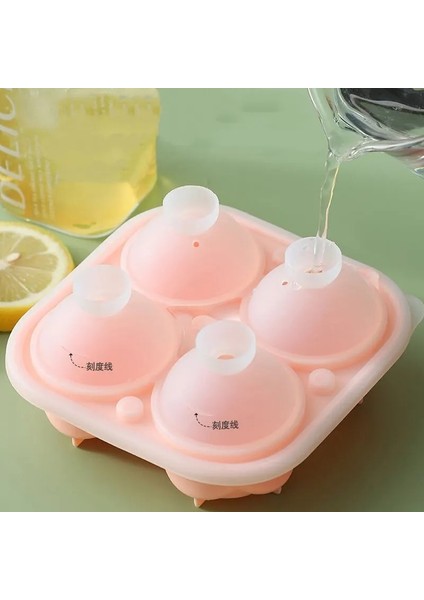 Pembe 3D Gül Buz Kalıpları 4 Delik Buz Küpü Tepsi Kalıp Çiçek Şekli Silikon Buz Kalıp Buz Topu Makinesi Bar Buz Küpü Makinesi Aracı (Yurt Dışından) modelleri