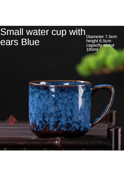07 200/260 ml Büyük Kahve Kupa Seramik Çay Fincanı Porselen Su Expresso Fincan Çin Kung Fu Drinkweare Saplı (Yurt Dışından)