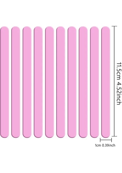 ROSE-10PCS 10 Pcs Akrilik Cakesicle Çubukları Yeniden Kullanılabilir Dondurma Çubukları Ayna Dondurma Çubukları Mini Akrilik Zanaat Dondurma Çubukları Dıy El Sanatları (Yurt Dışından)