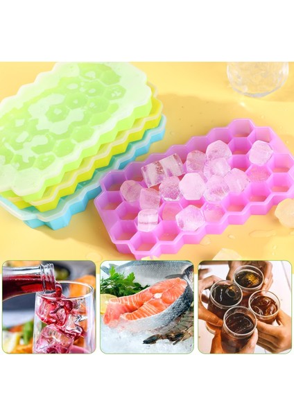 Yeşil 13 Izgara Küpleri Buz Tepsisi Küp Kalıp Yaratıcı Diy Petek Şekli Buz Küpü Ray Kalıp Dondurma Kalıp Parti Soğuk Içecek Bar Soğuk Içecek Junejour0 (Yurt Dışından) indirimleri