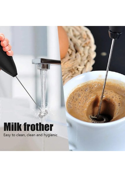 Siyah Taşınabilir Süt Köpürtücü El Yumurta Çırpıcı Kahve Sütlü Içecek Yumurta Mikseri Köpürtücü Köpürtücü Ev Mutfak Pişirme Aracı (Yurt Dışından) fiyatları