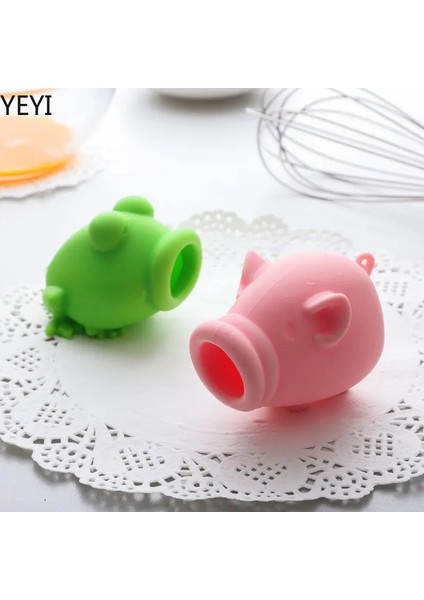 Pembe Silikon Yumurta Bölücüler Karıştırma Mutfak Aletleri Aksesuarları Pembe Domuz Sarısı Bölücü Yumurta Çıkarıcı Ayırıcı Topaklama Için Faydalı Araçlar (Yurt Dışından) fırsatları