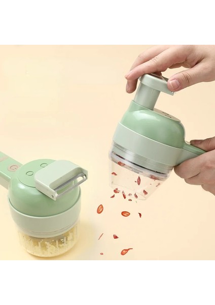 F-Manuel Sarımsak Presi Elektrikli Sebze Kesici Sarımsak Kırıcı Çok Fonksiyonlu El Kıyıcı Mutfak Aletleri Ezici Makinesi 4 In 1 Biber Dilimleme Aracı (Yurt Dışından) fırsatları