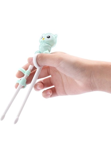 Pembe 1 Çift Karikatür Hayvan Kafası Çubuklarını Çocuk Yeme Eğitim Çubuklarını Bebek Güvenliği Öğrenme Çubuklarını Çin Çubuklarını (Yurt Dışından) modelleri