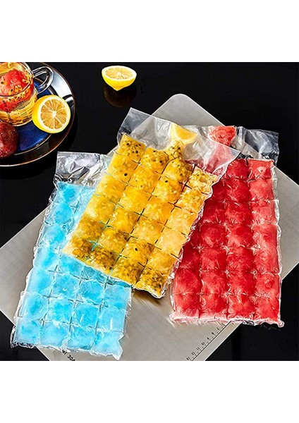 Rastgele Bir Huni Tek Kullanımlık Buz Küpü Çantaları Popsicle Kalıp Şeffaf Gıda Sınıfı Pe Yaz Için Dondurucu Torbalar Dıy Soğuk Içecekler Mutfak Aletleri (Yurt Dışından)