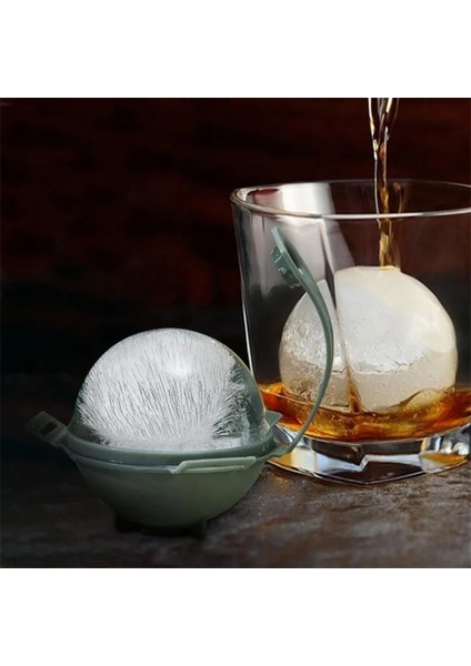 Yeşil Büyük Buz Kalıp Buz Topu Makinesi Buz Kutusu Buz Şekli Kokteyl Kullanımı Küre Yuvarlak Top Dıy Ev Bar Partisi Buz Küpü Tepsi Yapımcısı Araçları (Yurt Dışından) fiyatları