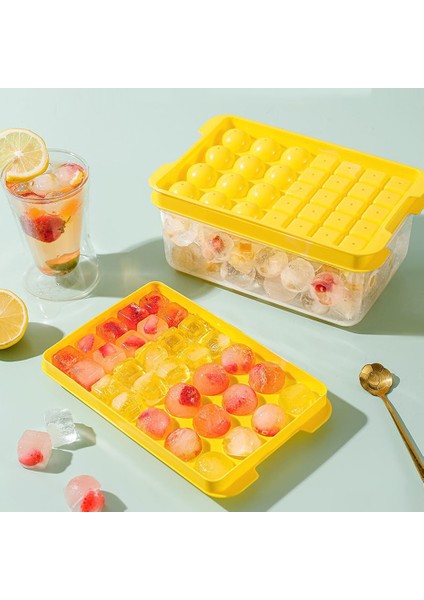 Mavi Ev Buz Küpü Kalıp Saklama Kutusu ile Gıda Sınıfı Malzeme Basın Tipi Buz Küpü Kalıp Kutusu Yapma Yaratıcı Dıy Bar Viski Buz Kalıp (Yurt Dışından) fırsatları