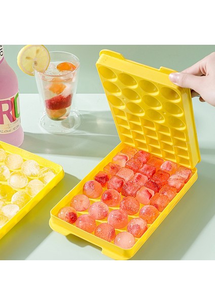 Mavi Ev Buz Küpü Kalıp Saklama Kutusu ile Gıda Sınıfı Malzeme Basın Tipi Buz Küpü Kalıp Kutusu Yapma Yaratıcı Dıy Bar Viski Buz Kalıp (Yurt Dışından) indirimleri