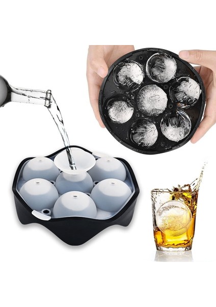 Pembe Yuvarlak Silikon Buz Küpü Kalıp Topu Makinesi Özelleştirilmiş Viski Yeniden Kullanılabilir Tepsiler Çıkarılabilir Kapaklı Bpa Ücretsiz Buz Kalıp Kalıp Topu (Yurt Dışından) fiyatları