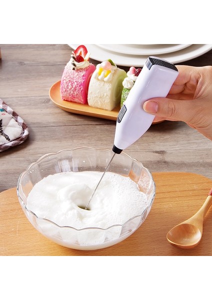 Mavi Mini Paslanmaz Yumurta Çırpıcı El Çırpma Mikser Kahve Süt Çay Blender Beat Up Krem Karıştırma Araçları Mutfak Aksesuarları (Yurt Dışından)