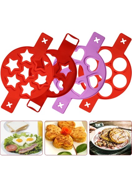 4 Delik Kare Yapışmaz Gözleme Kalıpları Halka Silikon Kızarmış Yumurta Kalıp Yeniden Kullanılabilir Gözleme Yapımcısı Yumurta Halkası Mutfak Pişirme Pişirme Araçları (Yurt Dışından) modelleri