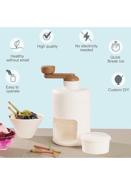 Bir Lmetjma Traş Buz Makinesi Kar Konisi Makinesi Taşınabilir Buz Kırıcı Buz Tıraş Makinesi Buz Slushy Makinesi Makinesi Bardak JT60 (Yurt Dışından) modelleri