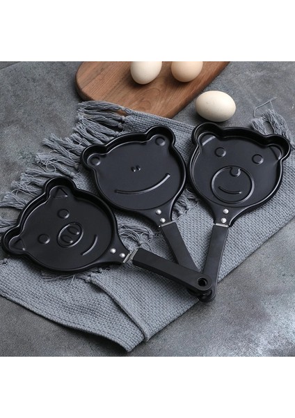 Pdg5 Mutfak Aletleri Yumurta Kalıp Tava Çevirme Omlet Kalıp Kahvaltı Yumurta Kızartma Pot Yapışmaz Tava Gözleme Yapımcısı Mini Yumurta Kızartma Tavası (Yurt Dışından)