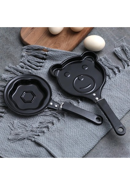 Pdg5 Mutfak Aletleri Yumurta Kalıp Tava Çevirme Omlet Kalıp Kahvaltı Yumurta Kızartma Pot Yapışmaz Tava Gözleme Yapımcısı Mini Yumurta Kızartma Tavası (Yurt Dışından)