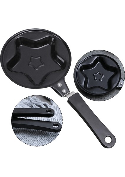 Pdg5 Mutfak Aletleri Yumurta Kalıp Tava Çevirme Omlet Kalıp Kahvaltı Yumurta Kızartma Pot Yapışmaz Tava Gözleme Yapımcısı Mini Yumurta Kızartma Tavası (Yurt Dışından)