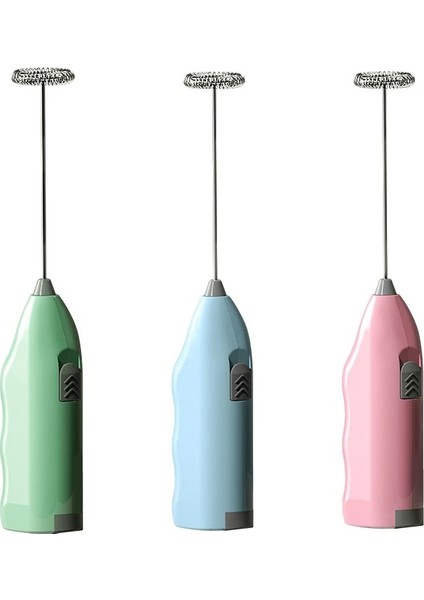 Pembe Elektrikli Saplı Yumurta Çırpıcı Süt Karıştırıcı Frother Foamer Kahve Mikser Treater Suyu Pişirme Aksesuarları Mutfak Pişirme Gadget (Yurt Dışından)