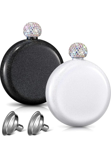 Yeşil Lmetjma Chic 5 Oz Likör Şişeleri Kadınlar Için Paslanmaz Çelik Cep Şişesi ile Rhinestone Kap Taşınabilir Şarap Alkol Şişesi KC0466 (Yurt Dışından) fiyatları