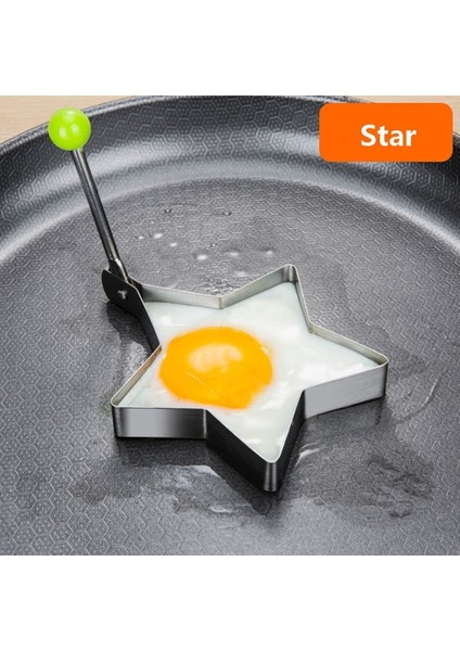 Stil 5 Kızarmış Yumurta Gözleme Şekillendirici Omlet Kalıp Kalıp Kızartma Pişmiş Yumurta Pişirme Araçları Mutfak Aksesuarları Gadget Yüzükler Waffle Makineleri (Yurt Dışından)