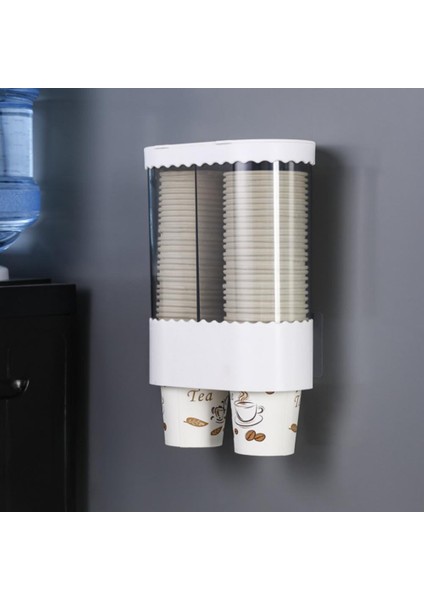 Pembe 2 Izgaralı Kullanışlı Kağıt Bardak Tutucu Delgisiz Güçlü Taşıma Kapasitesi Koku Yok Çevre Dostu Tek Kullanımlık Bardak Dispenseri (Yurt Dışından) modelleri