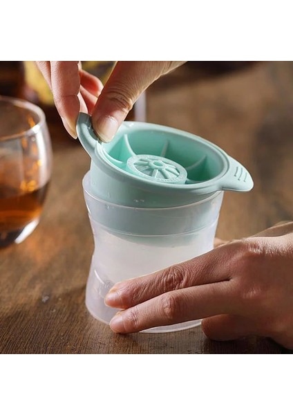 Küçük Buz Topu Makinesi Silikon Küre Buz Küpü Kalıp Mutfak Dıy Buz Yuvarlak Şekil Makinesi Jöle Kokteyl Viski Içecek Için Kalıp Yapma (Yurt Dışından)