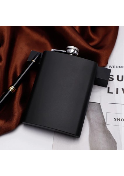 8 Oz Ordu Şişesi Paslanmaz Çelik Viski 168-220 ml Siyah Viski Şişesi Bardak Alkol Hip-Şişesi Alcool Votka Şişeleri Likör Drinkware (Yurt Dışından) modelleri