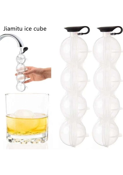 1 Adet 4 Kavite Küre Viski Dondurma Topu Kalıp Yuvarlak Jöle Icecube Maker Kalıpları Dıy Kokteyl Hokeyi Yapmak Araçları Ev Bar Partisi Için (Yurt Dışından)