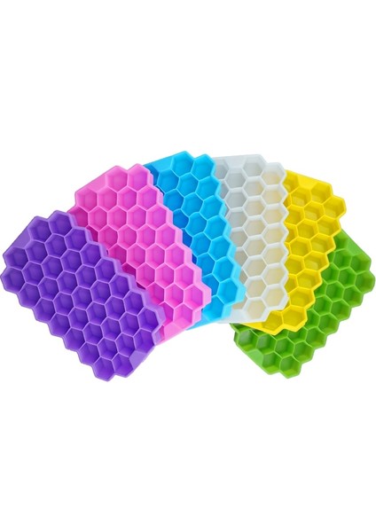 Mor Kapaksız Petek Buz Küpü Tepsi Buz Küpü Makinesi Silikonlar Buz Kalıp Gıda Sınıfı Silikon Kalıp Içecek Viski Kokteyl Için (Yurt Dışından) fiyatları