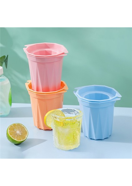 Pembe Bir Silikon Buz Küpü Makinesi Bar Parti Buz Bardağı Kalıp Yaz Suyu Içecekler Shot Bardakları Buz Kalıp Içme Aracı Cam Kalıp (Yurt Dışından) fiyatları