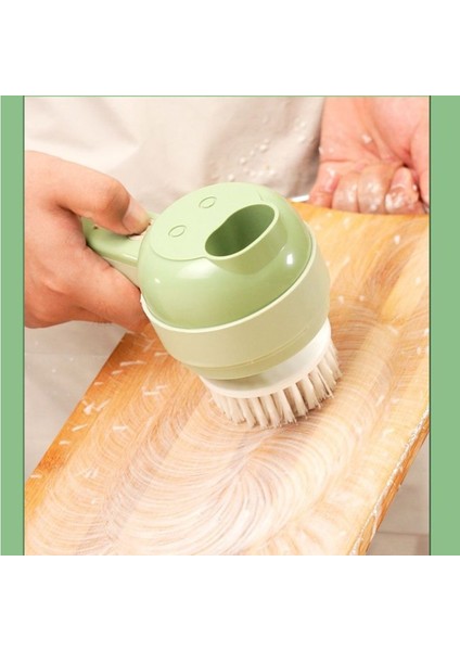 Yeşil Çok Fonksiyonlu El Elektrikli Sebze Dilimleme Makinesi, 4'ü 1 Arada Meyve, Havuç ve Patates Elektrikli Parçalayıcı Tip-C Şarj (Yurt Dışından) indirimleri