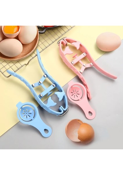 Pembe 304 Paslanmaz Çelik Yumurta Açacağı Plastik Yumurta Beyaz Ayırıcı Manuel Yumurta Makas Ev Mutfak Temelleri Aracı Aksesuarları (Yurt Dışından)