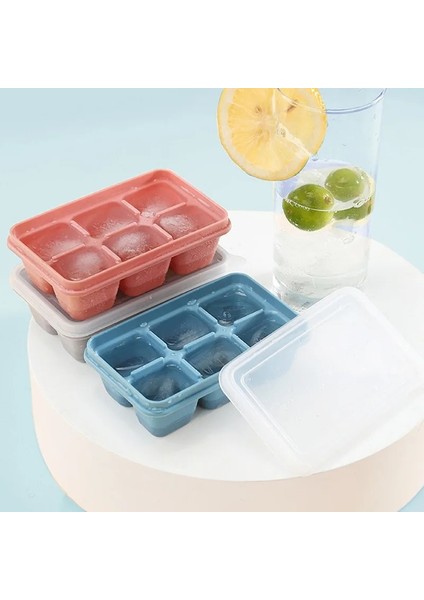 26X14.5X3.5 cm 1 Adet Mutfak Mini Buz Tepsisi Buz Kalıbı Ev Yapımı Silikon Yumuşak Alt Buz Kutusu Buzdolabı Dondurulmuş Buz Küpü Kapaklı Kutu Buz Küpü Makinesi (Yurt Dışından) modelleri