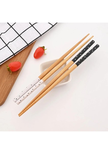 5 Pairs Küçük Balık 5 Pairs Sağlıklı Çubuk Seti Anti-Skid Çin Tarzı Suşi Pirinç Çubuklarını Bambu Ahşap Mutfak Sofra Yemek Takımı Seti Hediye (Yurt Dışından)