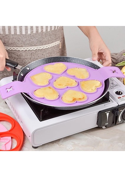 Yıldız Mor Silikon Yumurta Gözleme Halkası Yapışmaz Gözleme Yapımcısı Kalıp Silikon Yumurta Pişirici Kızarmış Şekillendirici Omlet Kalıpları Mutfak Pişirme Aksesuarları (Yurt Dışından) fiyatları