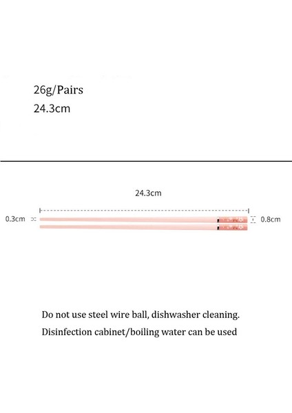 1 Pairs-02 1 Pairs Sevimli Çubuklarını Kiraz Çiçeği Yaprakları Desen Güzel Kaymaz Suşi Çubuk Çubuklarını Çevre Dostu Gıda Çubuklarını (Yurt Dışından)