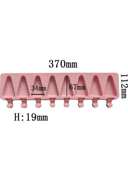 013 Yeşil 8-Cavity Trianglesilikon Dondurma Kalıp Elmas Dıy Ev Yapımı Popsicle Kalıpları Tatlı Buz Pop Lolly Maker Yeniden Kullanılabilir Aracı (Yurt Dışından) fırsatları